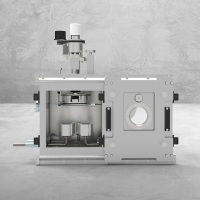 Plasma Sputtering Coater With 3 Sputtering Sources And Glove Box