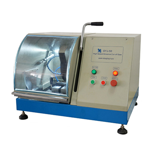 Máquina de corte abrasivo para corte de amostra metalográfica