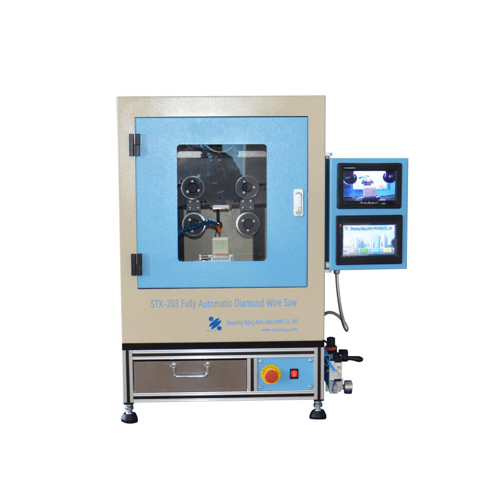 Automatic Diamond Wire Saw With Electric Angle Stage