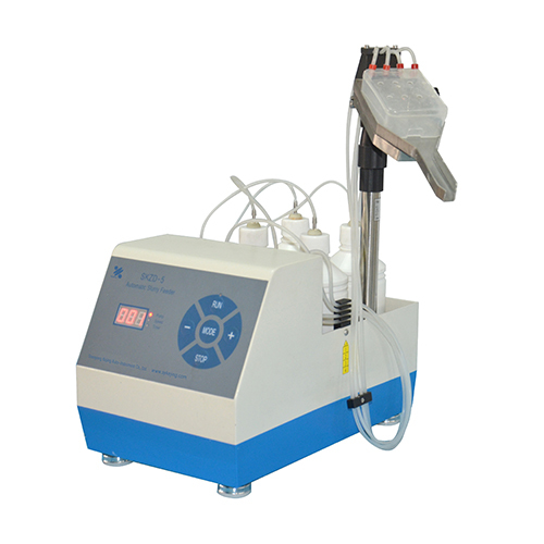 Alimentatore automatico per fanghi abrasivi e lucidanti