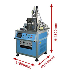 Vacuum Thermal Evaporation Coater With Four Heating Sources