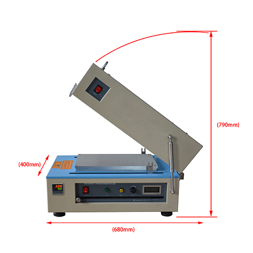 Compact Tape Casting Film Coater With Top UV Cover