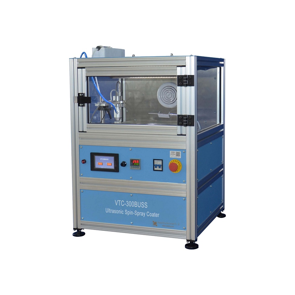 Ultrasonic Spin-Spray Coater With Heater And Fume Hood