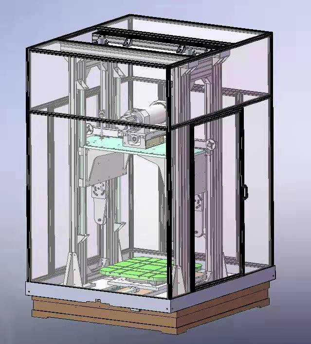 ダイヤモンドワイヤーソー 最大切断径600mm 保護カバー付き