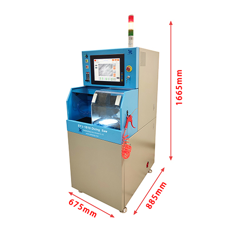 Precision Dicing Saw With 6 Inches Round And 160mm Square Workbench