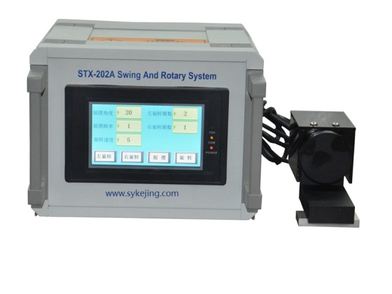 Swing Rotary Sample Fixture and Rotation Control System