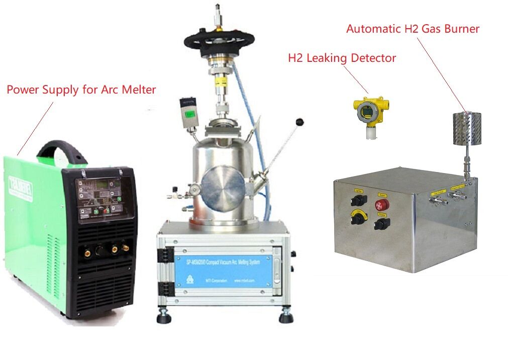 Vacuum Arc Melting System With Large Cavity Up To 200 G (Fe)