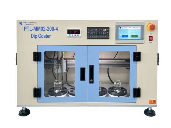 طلاء غمس رباعي المواضع مع محرك مغناطيسي وتسخين