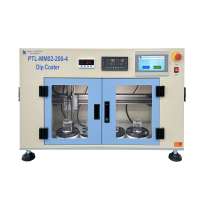 マグネティックスターラーと加熱機能を備えた4ポジションディップコーター