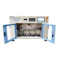 マグネティックスターラーと加熱機能を備えた4ポジションディップコーター