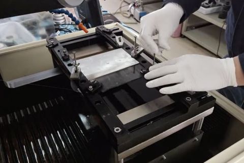 طريقة تحضير عينة الشد المعدنية بالفيديو