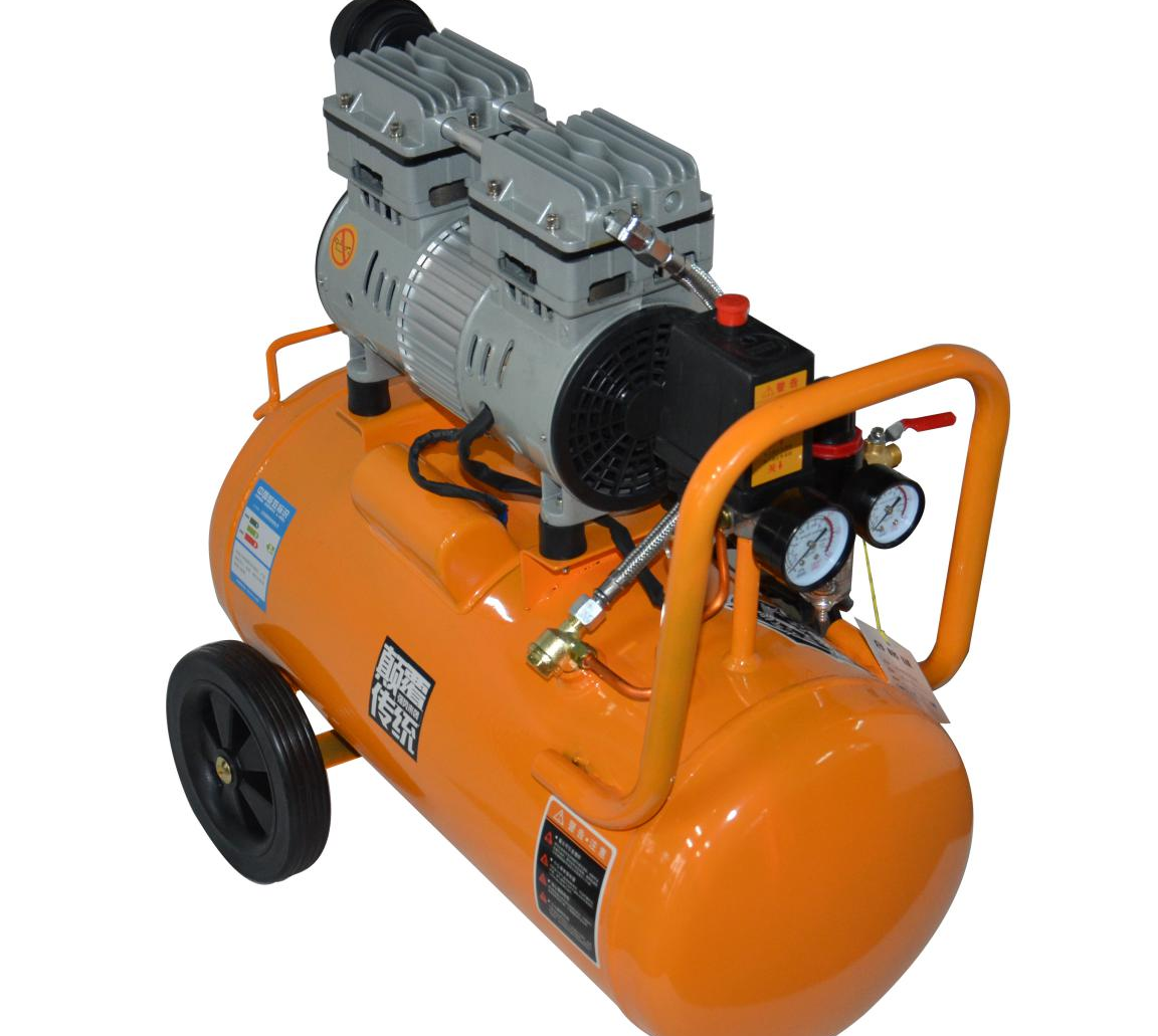 noiseless oil-free air compressor