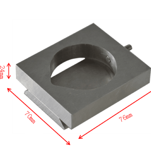 Peach-shaped hole workpiece fixing tool