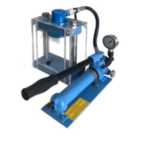 پرس آزمایشگاه فشرده 10T