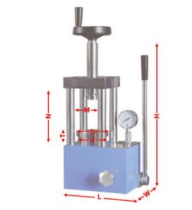 Lab Manual digital display Pellet Press