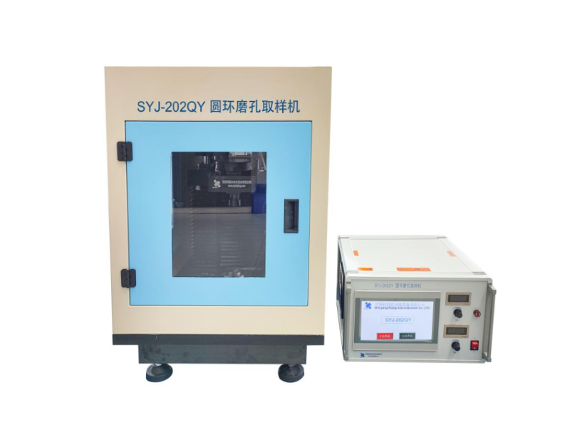 Laboratory core drilling and sampling machine