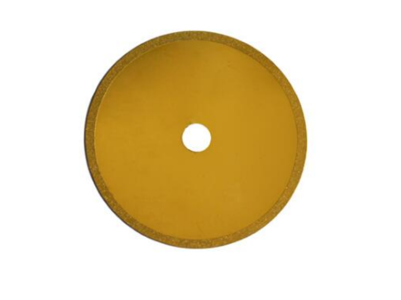 Electroplated diamond saw blade