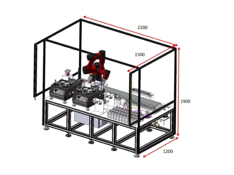 robotic grinding and polishing workstation