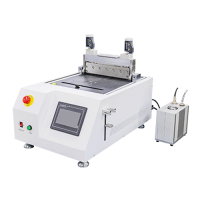 ラボ用真空押し出しフラットベッドスロットダイコーター