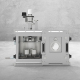 Three Targets Magnetron Sputtering Coater for Coating Substrates and Wafers