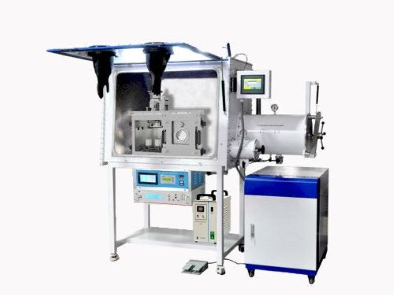 Compact plasma sputtering coater