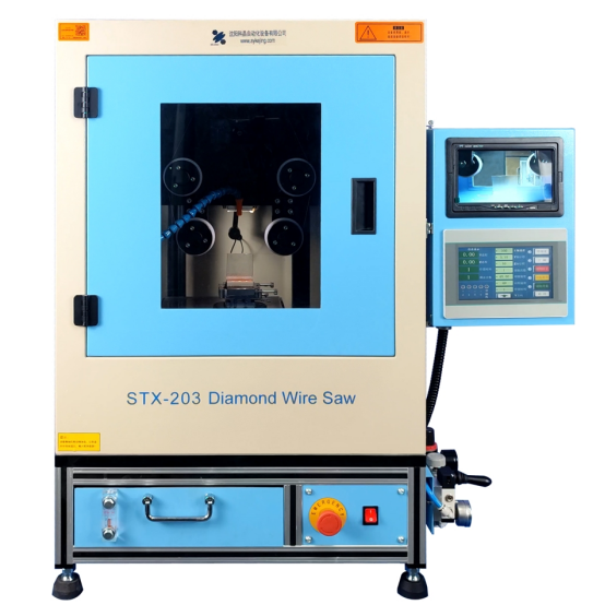 Automatic Diamond Wire Saw With Electric Angle Stage