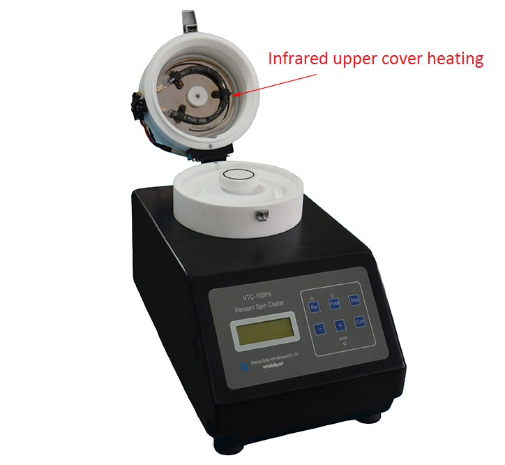 Enrobeuse centrifuge à grande vitesse avec couvercle chauffant à 200 °C