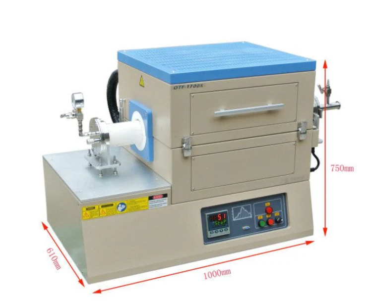 compact split tube furnace