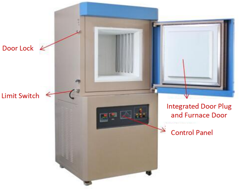 1700℃高温ボックス炉（125L）KSL-1700X-A5