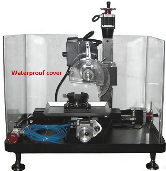 Copertura impermeabile in acrilico per attrezzature da taglio