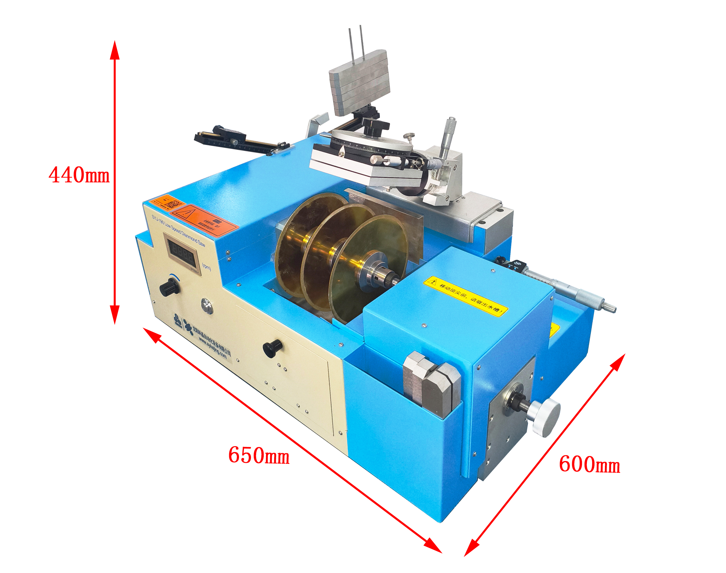 multi-blade low-speed​ diamond cutting machine