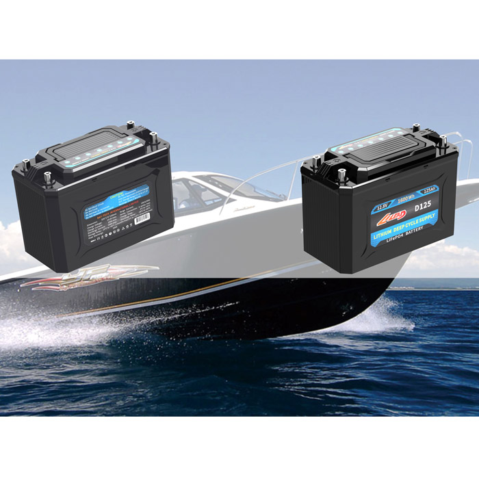 Lithium Deep Cycle Marine Rv Boat Motorhome Battery
