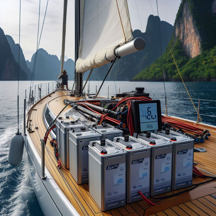 Lithium-ion Batteries in Sailboats for Adventure Tourism