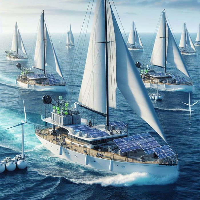 Lithium-Ionen-Batterien in Segelbooten für die ozeanografische Forschung