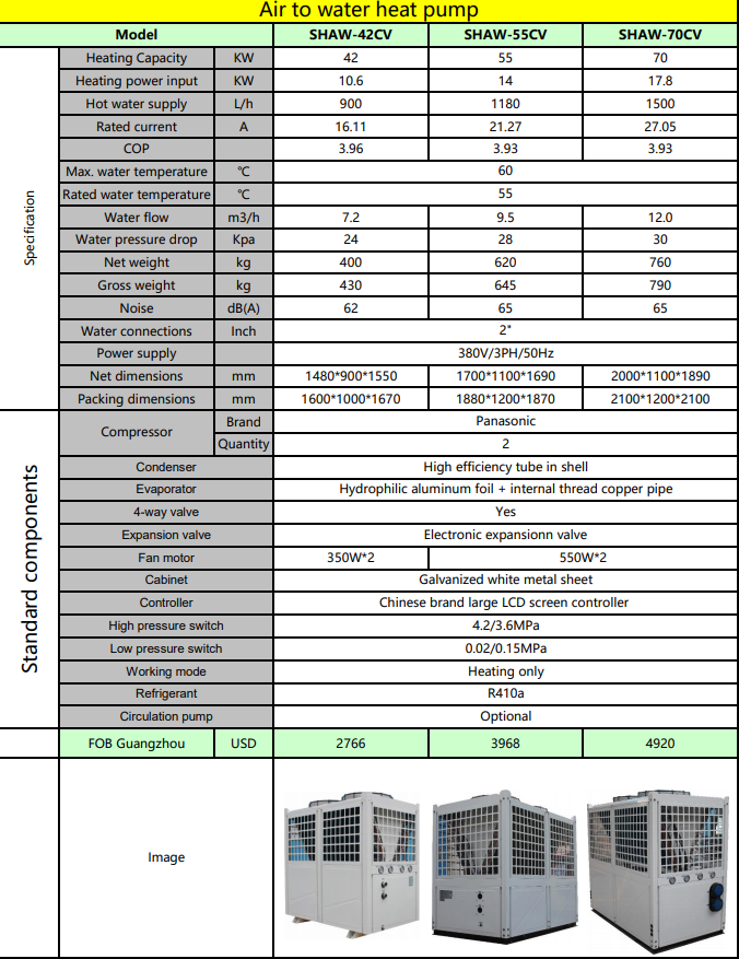 Air source heat pump