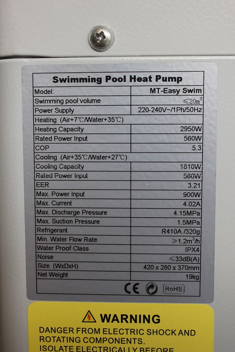 swimming pool heat pump systems