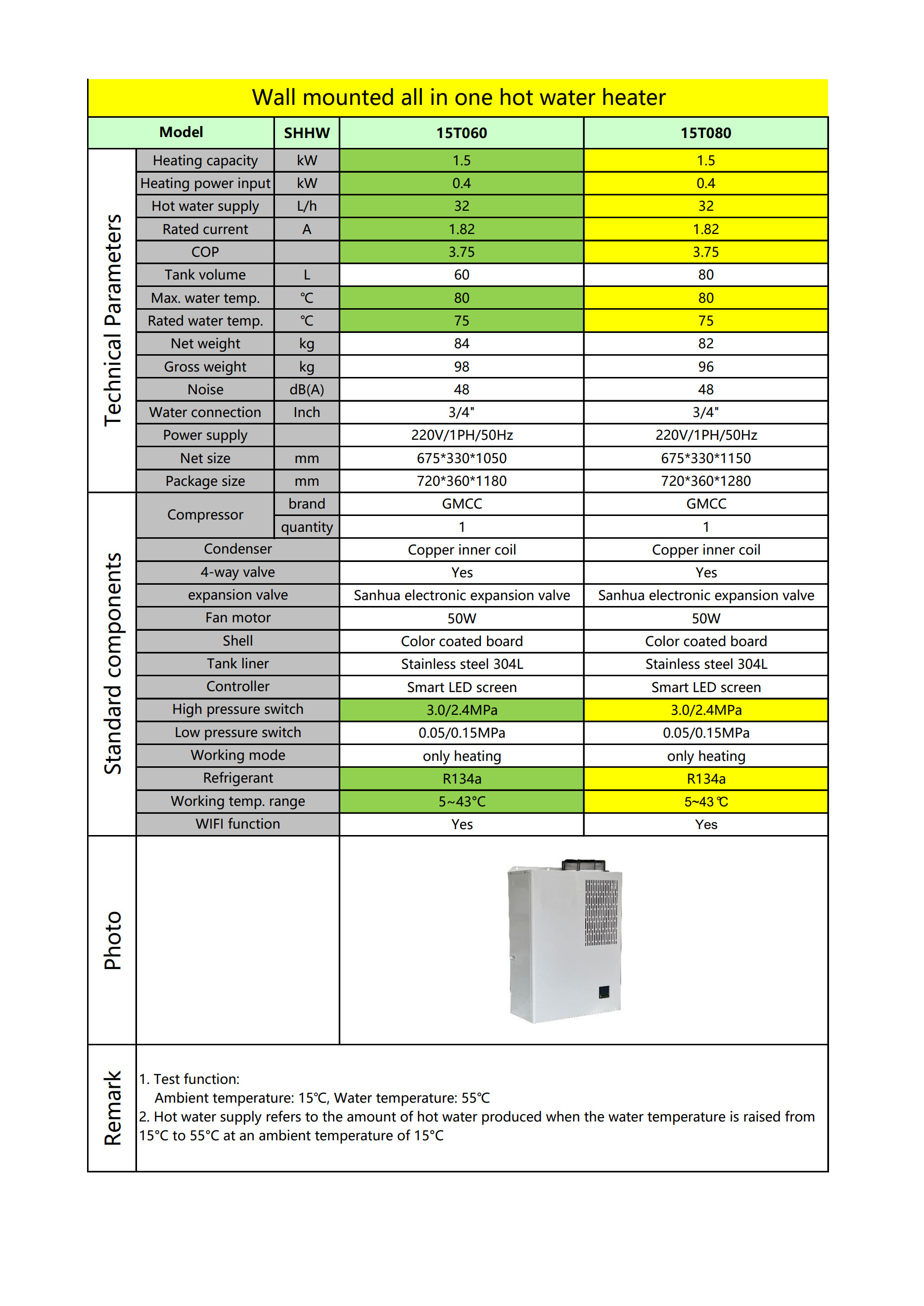 domestic hot water heater