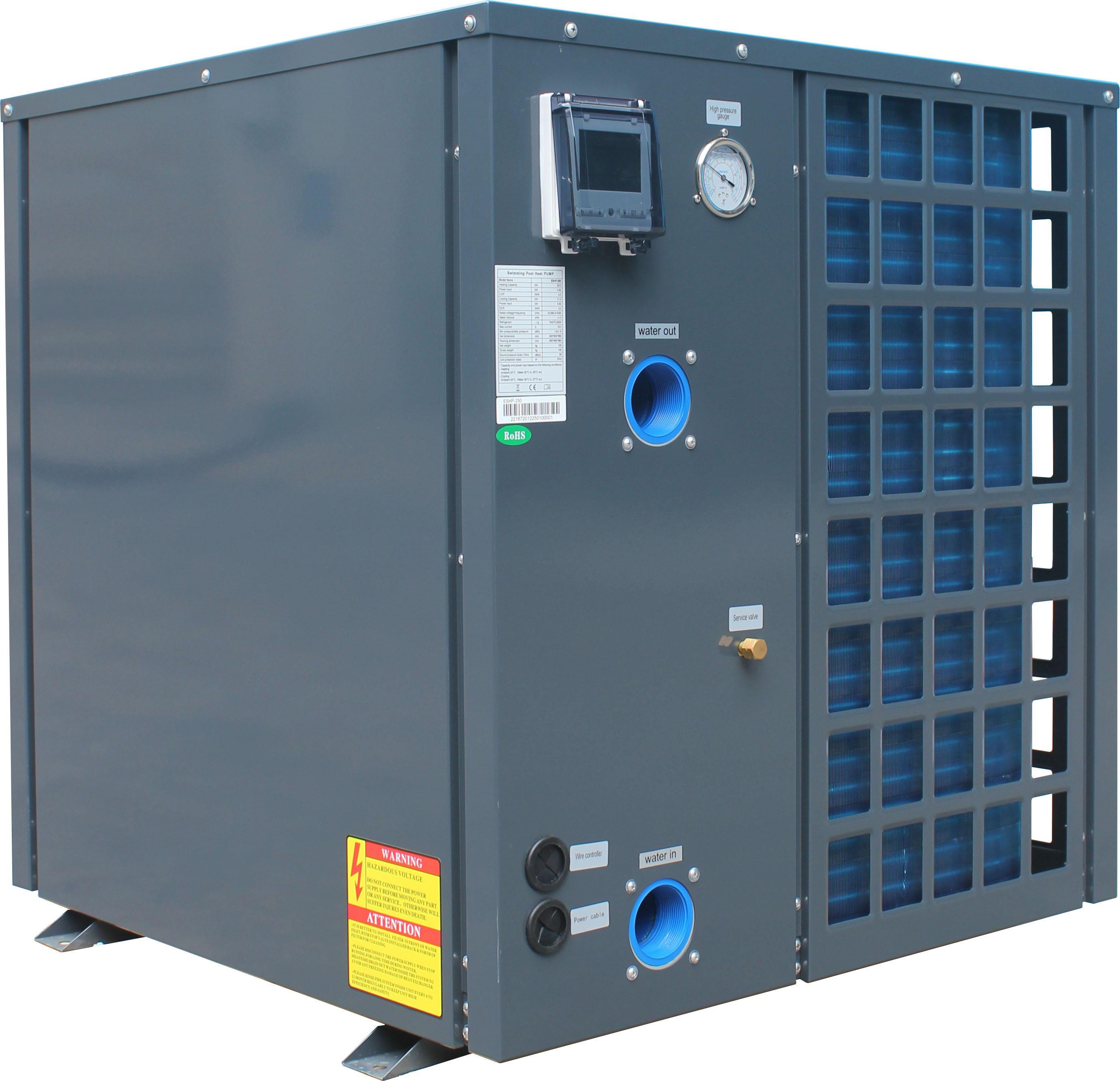 Swimming pool heat pump - vertical Swimming pool heat pump - vertical