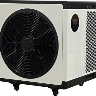 Mini-Wärmepumpe für Schwimmbäder im neuen Design