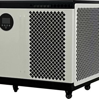 Mini-Wärmepumpe für Schwimmbäder im neuen Design