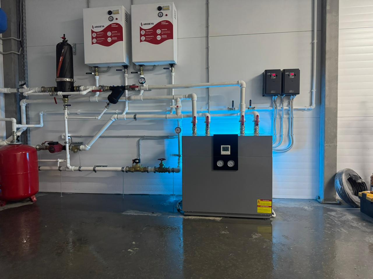 Kazakhstan ground source heat pump installation case