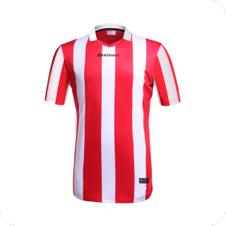 Red White Breathable Football Jersey Shirt Uniform - China Football Jersey  and Football Jersey Shirt price