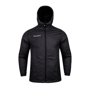 Chaqueta con cremallera completa de abrigos de invierno de fútbol para hombre con logotipo personalizado