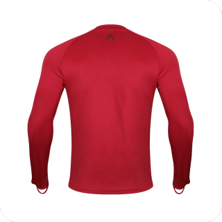 Men's Quarter Zip Long Sleeve Pullover Sports Shirts