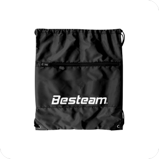 Bolsa de gimnasio deportiva con logotipo personalizado con bolsillo exterior