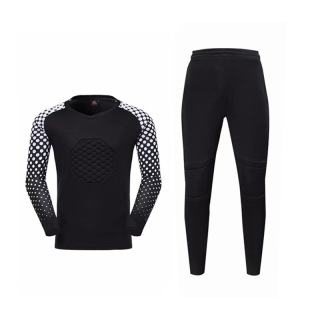 Adult goalkeeping uniforms long sleeved goalkeeper shirts and pants