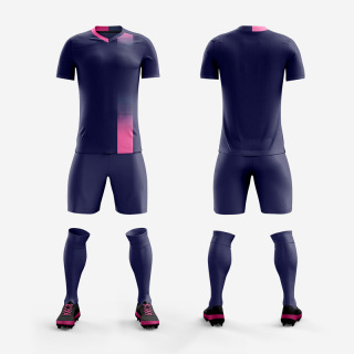 Football Jersey Kit with Sublimation printing quick dry material