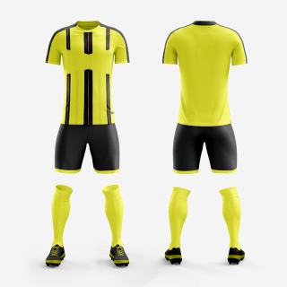 Men's and women's short-sleeved football training uniform