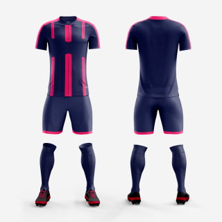 Men's and women's short-sleeved football training uniform