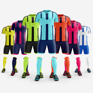 Men's and women's short-sleeved football training uniform